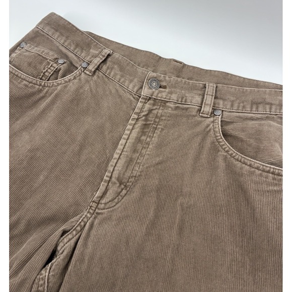 Brooks Brothers Other - Brooks Brothers Corduroy Pants Men 34x31 Hudson Brown Flat Front Chino